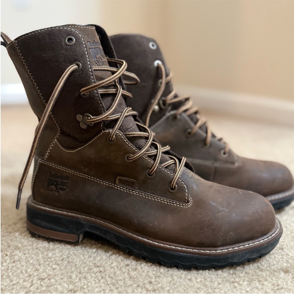 Timberland PRO Women’s Hightower 6” Steel Toe Work Boots | Size 8.5